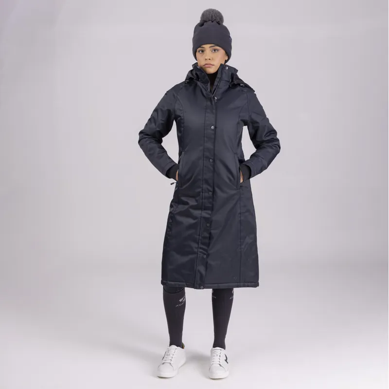 Shires Aubrion Halcyon Long Coat - Charcoal-1