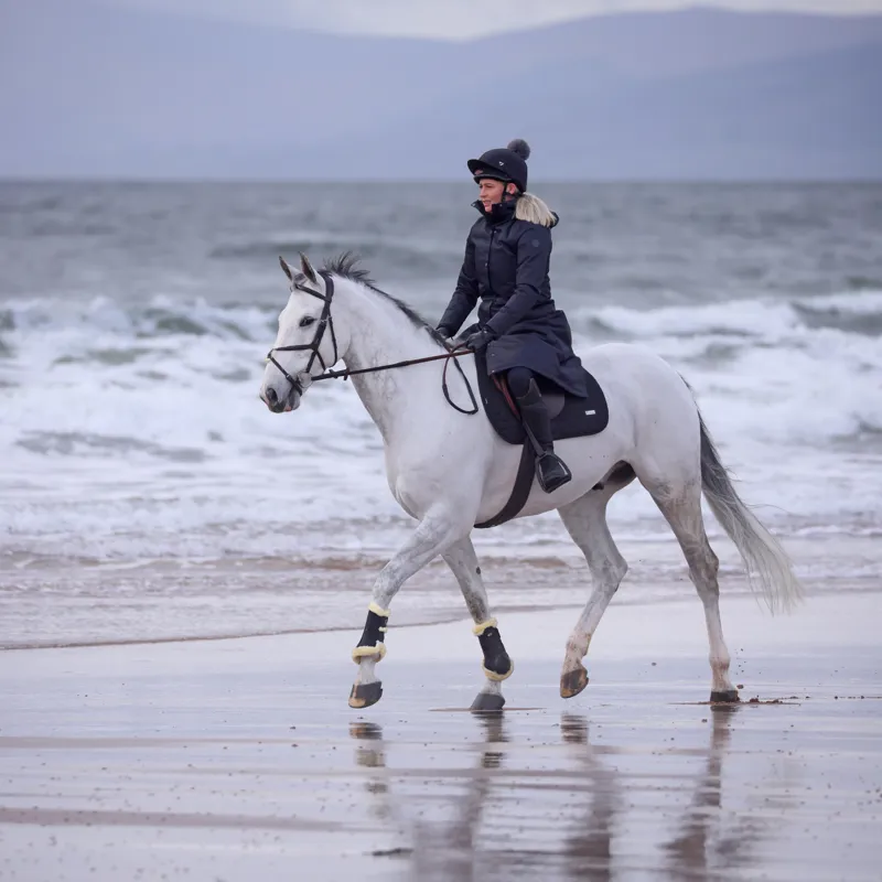 Shires Aubrion Halcyon Long Coat - Charcoal-7