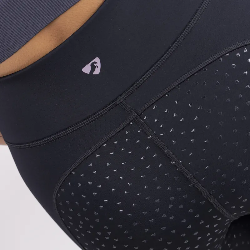 Shires Aubrion Shield Winter Riding Tights - Charcoal-5