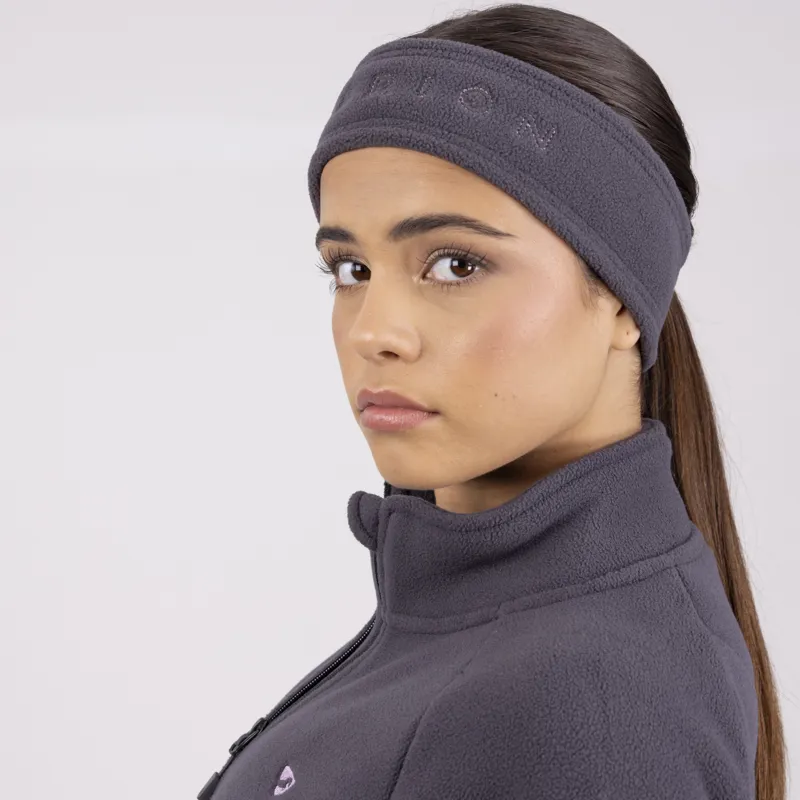 Shires Aubrion Fleece Headband - Charcoal-1