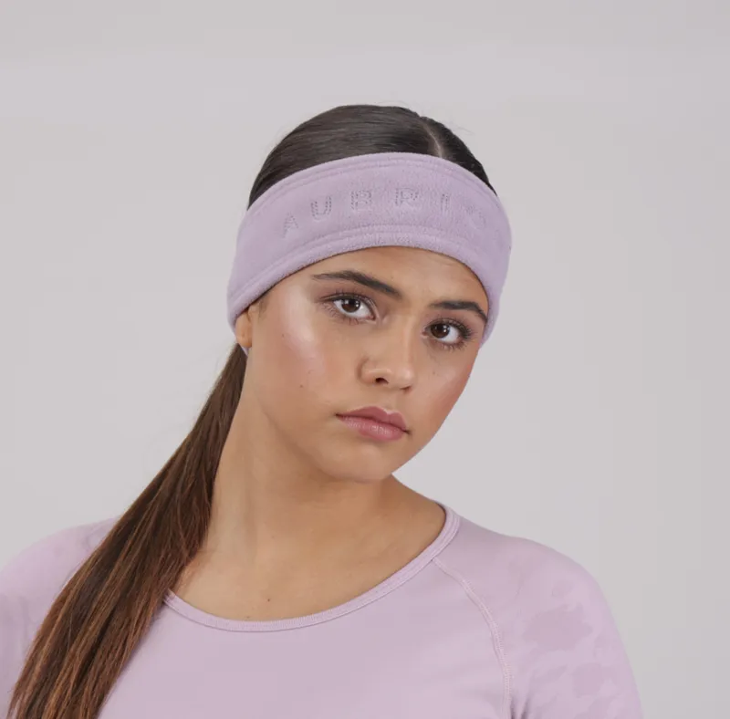 Shires Aubrion Fleece Headband - Mauve