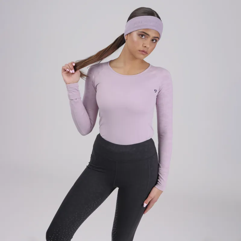 Shires Aubrion Fleece Headband - Mauve-1