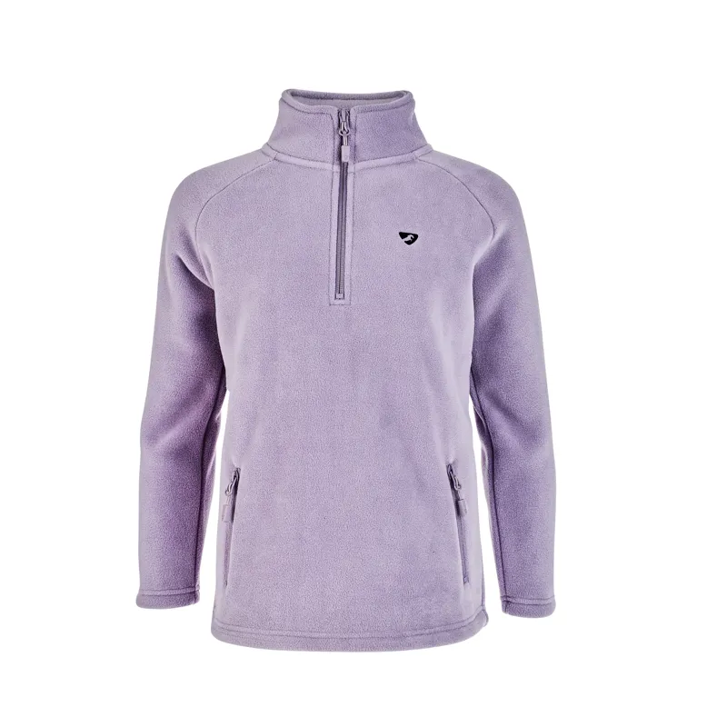 Shires Aubrion Restore Children's Half Zip Fleece - Mauve