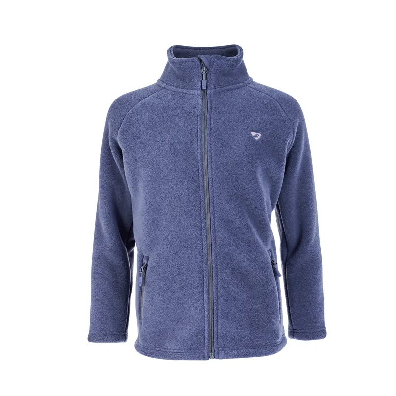 Shires Aubrion Restore Children's Full Zip Fleece - Blue