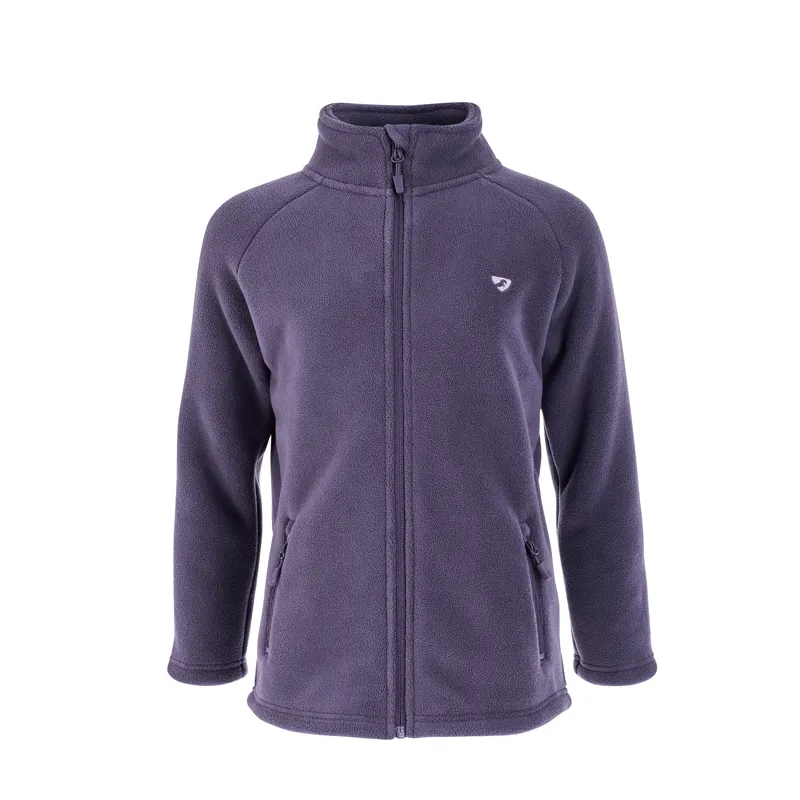 Shires Aubrion Restore Children's Full Zip Fleece - Purple