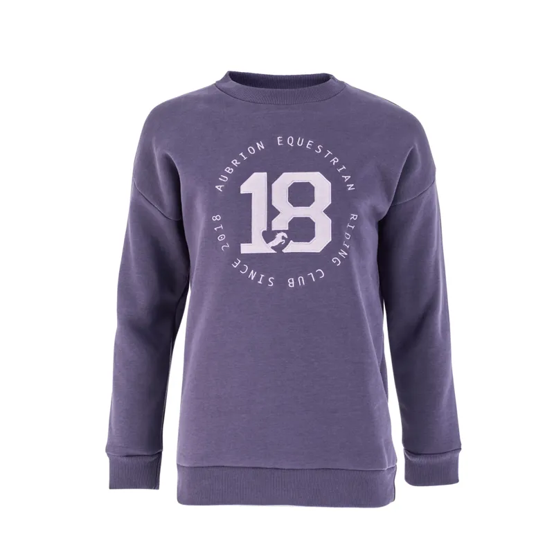 Shires Aubrion Serene Children's Sweatshirt - Purple