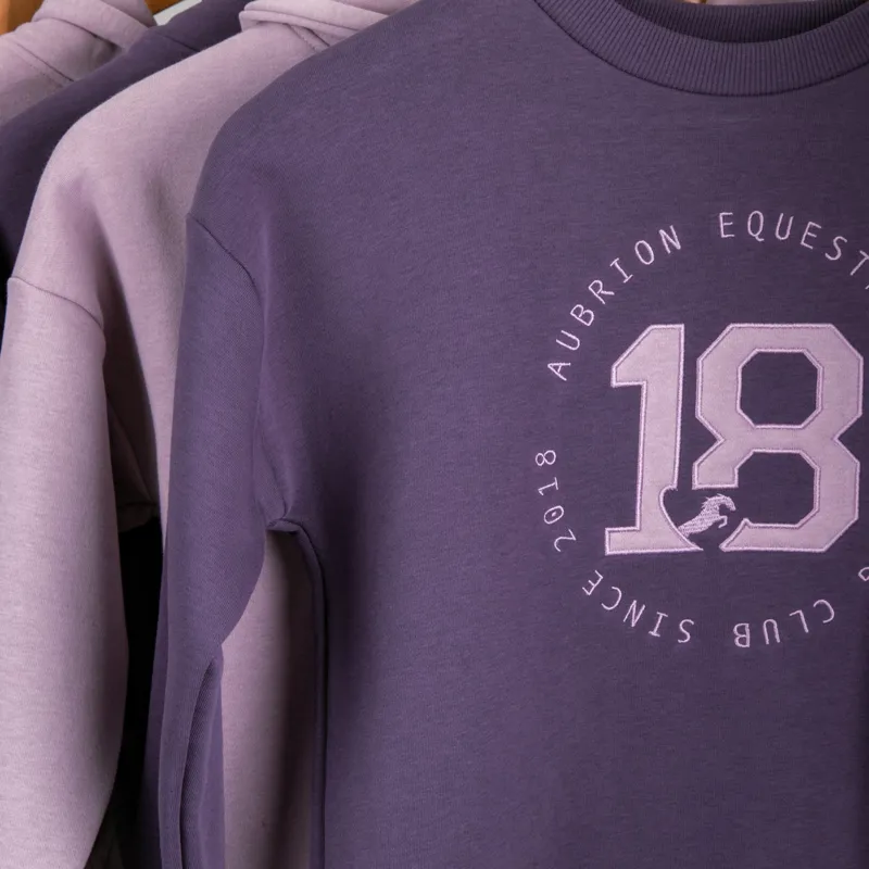Shires Aubrion Serene Children's Sweatshirt - Purple-2