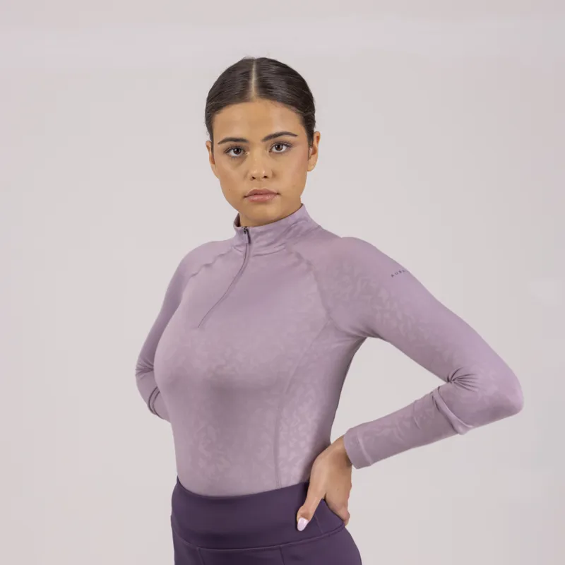 Shires Aubrion Revive Winter Baselayer - Mauve-3