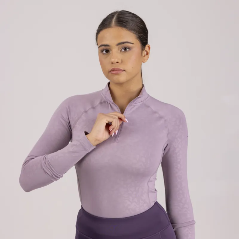 Shires Aubrion Revive Winter Baselayer - Mauve-2