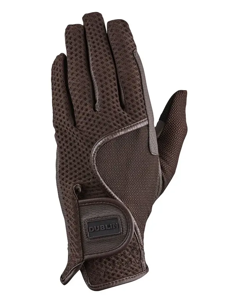 Dublin Airflow Honeycomb Gloves - Chocolate