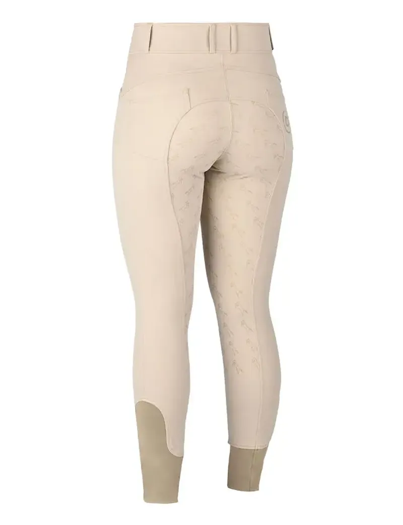 Dublin Cammy Comfort Ladies Twill Breeches - Biscuit-2