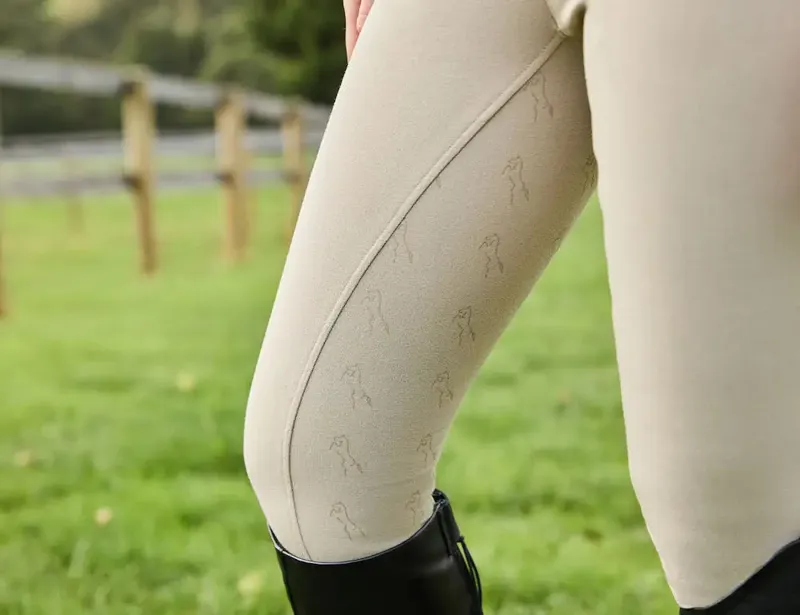 Dublin Cammy Comfort Ladies Twill Breeches - Biscuit-4