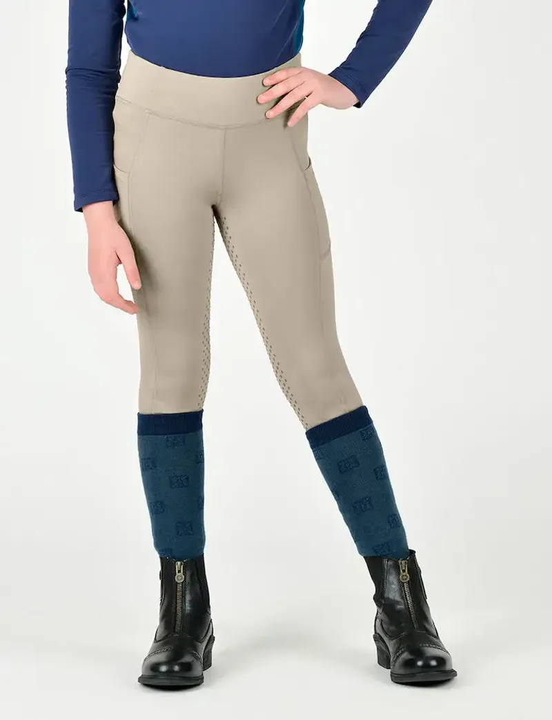 Dublin Kids Everyday Riding Tights - Beige-6