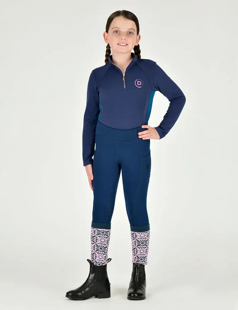 Dublin Kids Everyday Riding Tights - Naval Academy-2