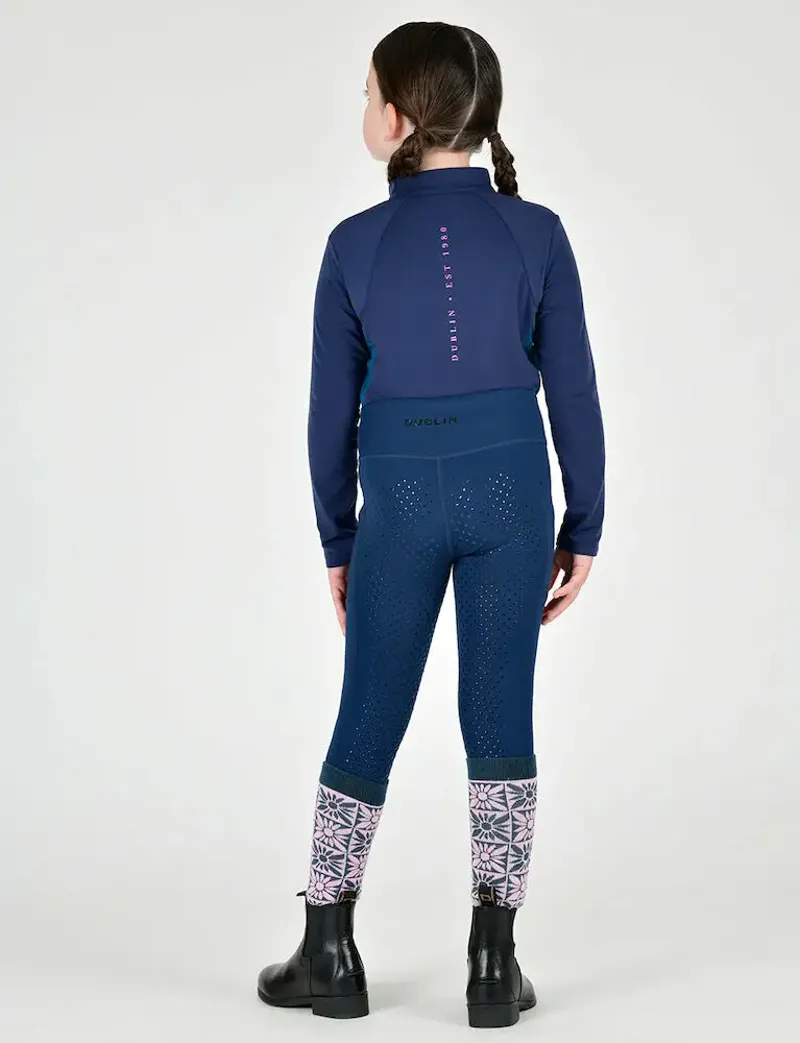 Dublin Kids Everyday Riding Tights - Naval Academy-4