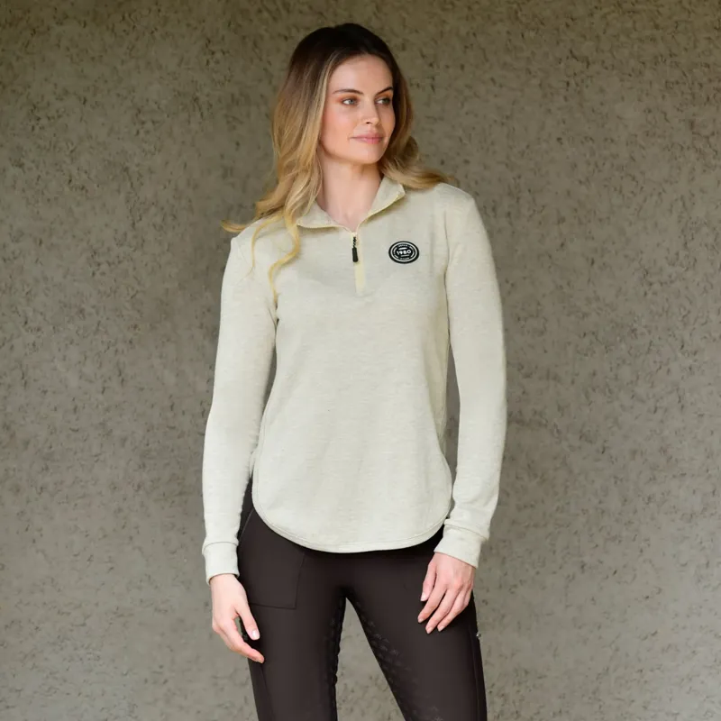 WeatherBeeta London Ladies Layer Long Sleeve Top - Irish Cream -1