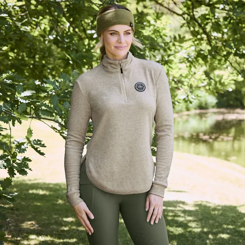 WeatherBeeta London Ladies Layer Long Sleeve Top - Irish Cream -5