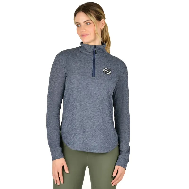 WeatherBeeta London Ladies Layer Long Sleeve Top - Navy Iris