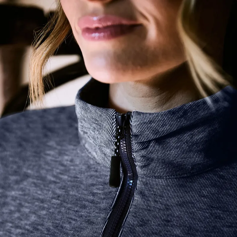 WeatherBeeta London Ladies Layer Long Sleeve Top - Navy Iris-5