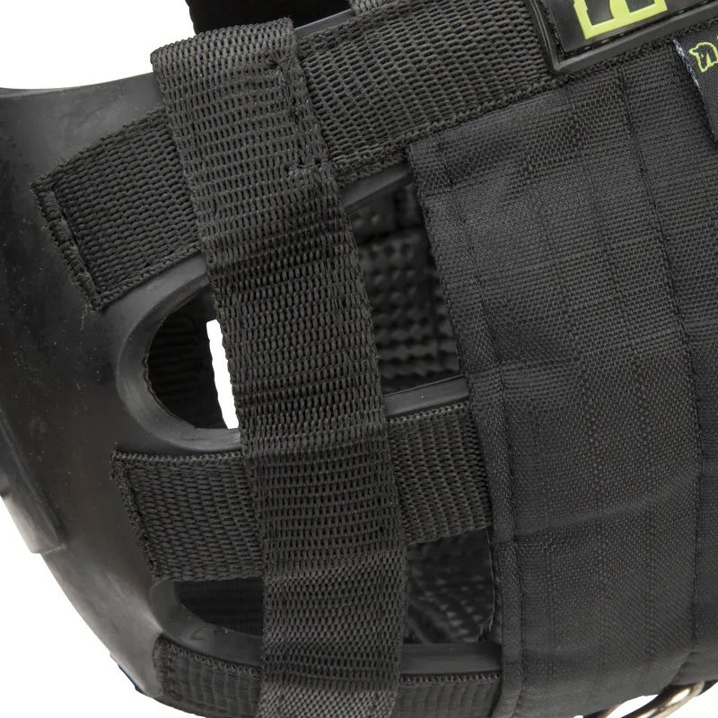 Shires FreeGraze AirFlow Grazing Muzzle - Black-3