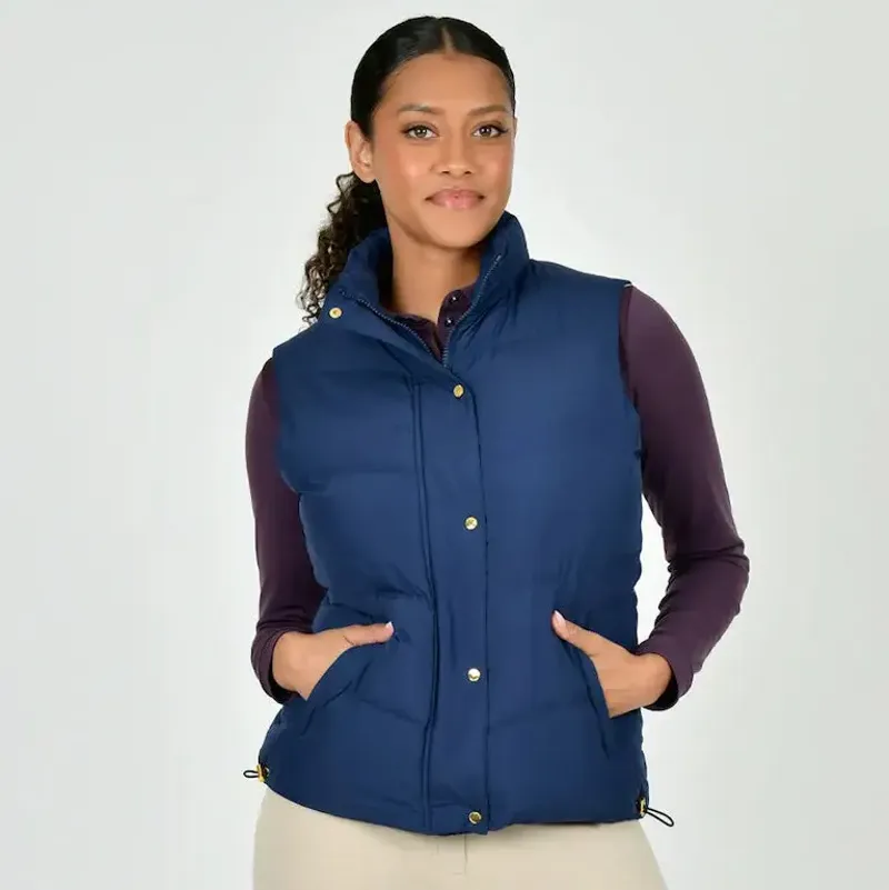 Dublin Patrice Ladies Puffer Vest - Naval Academy