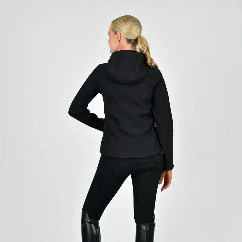 Dublin Scarlett Ladies Soft Shell Bonded Jacket - Black-2