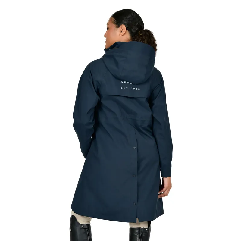 Dublin Rowan Ladies Waterproof Riding Coat - Sky Captain-1