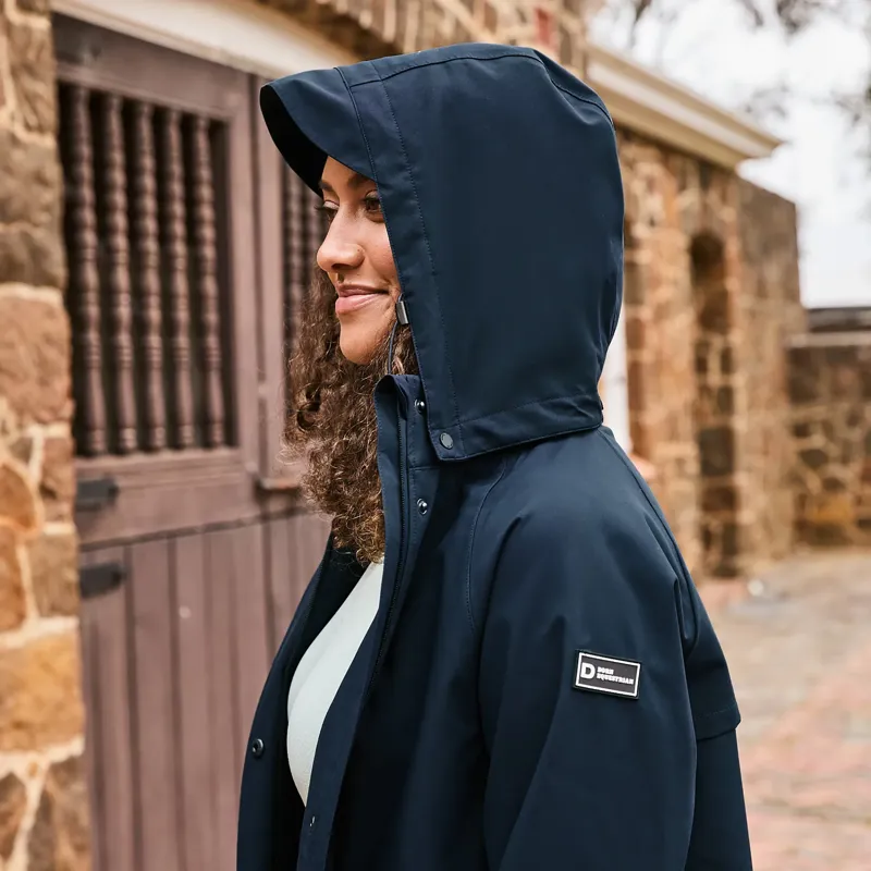 Dublin Rowan Ladies Waterproof Riding Coat - Sky Captain-4