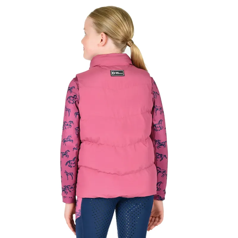 Dublin Kids Patrice Everyday Puffer Vest - Red Violet-2