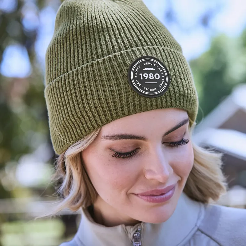 WeatherBeeta Fleece Lined Beanie - Olive-3