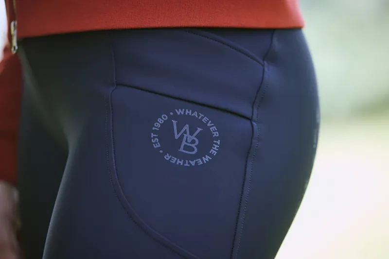 WeatherBeeta Thermal Ladies Riding Tights - Sky Captain-5