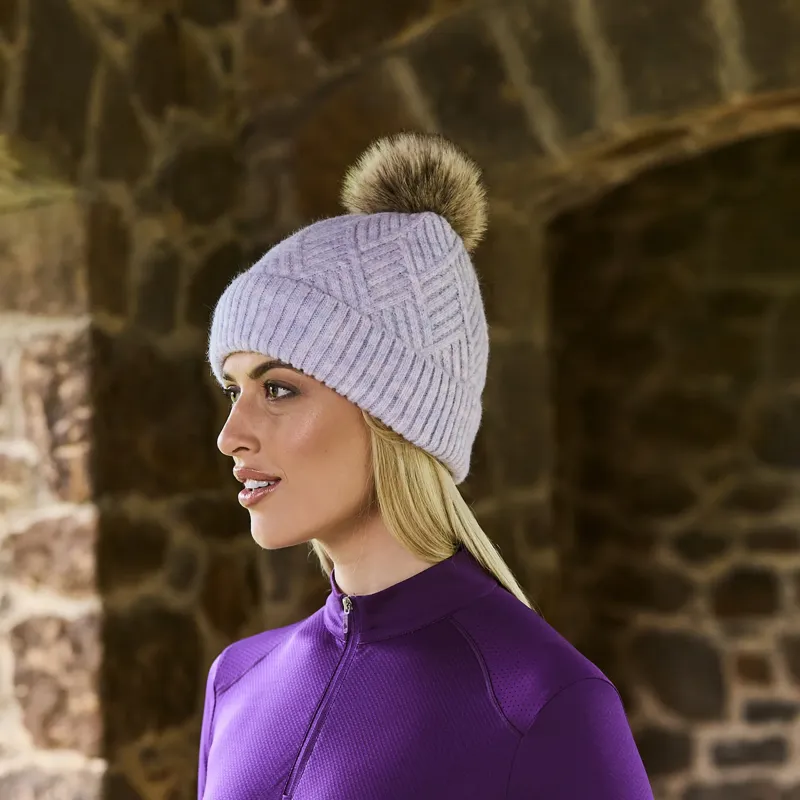 Dublin Bea Beanie - Adult - Purple Marle-2
