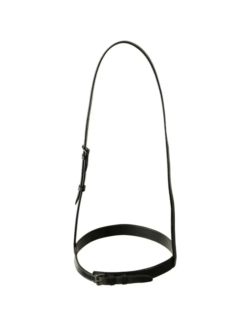 Kincade Classic Flat Hunt Noseband - Black-1