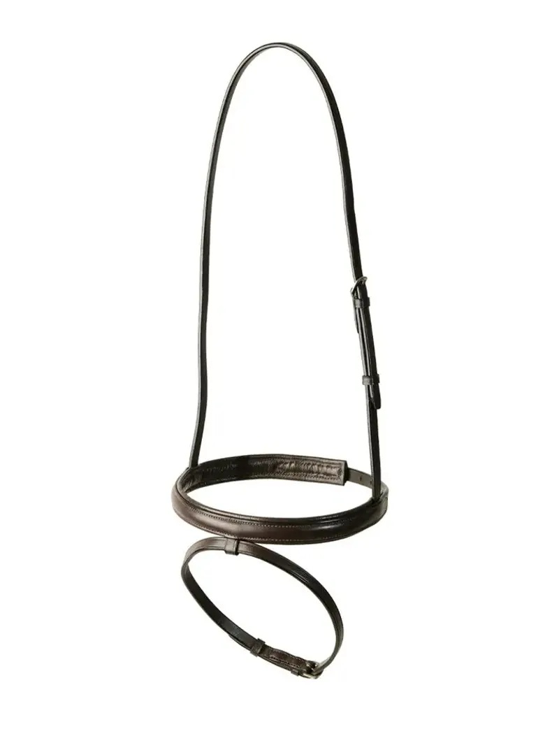 Kincade Classic Plain Raised Flash Noseband - Brown