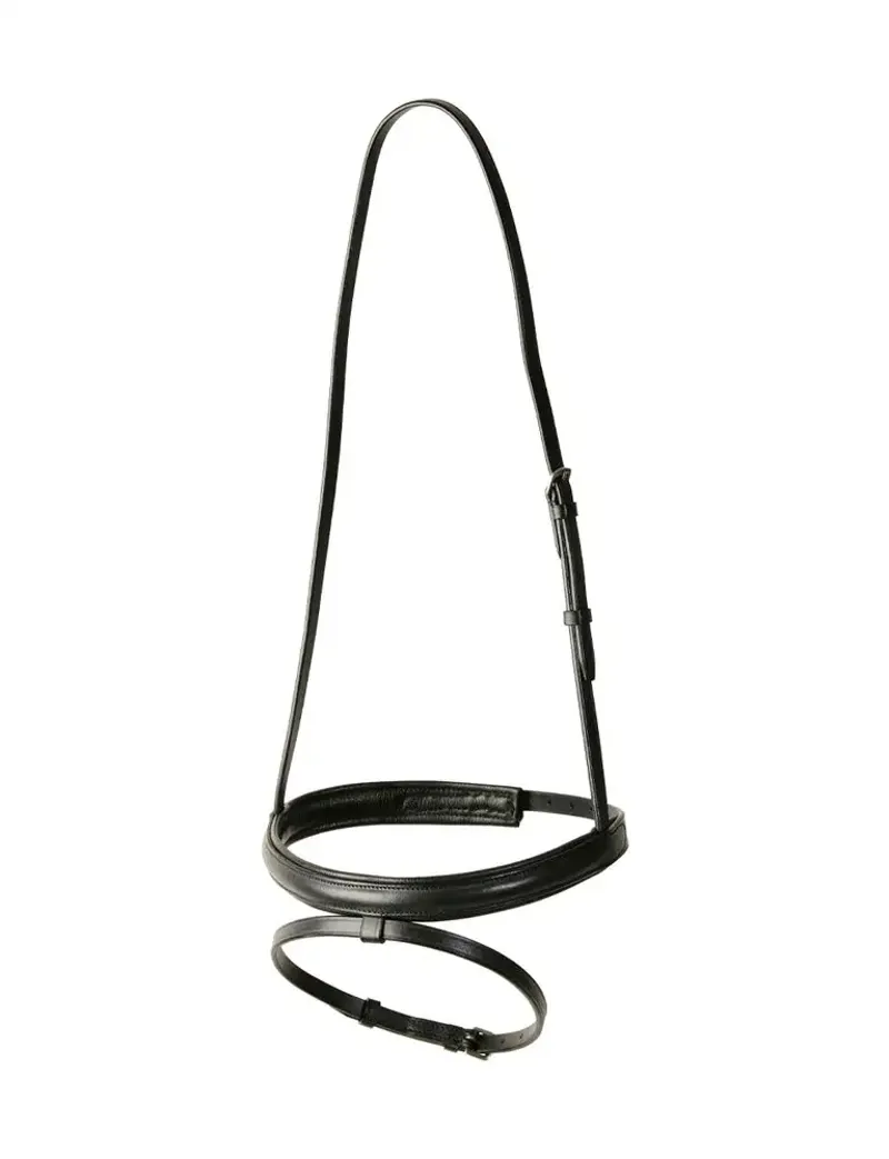 Kincade Classic Plain Raised Flash Noseband - Black