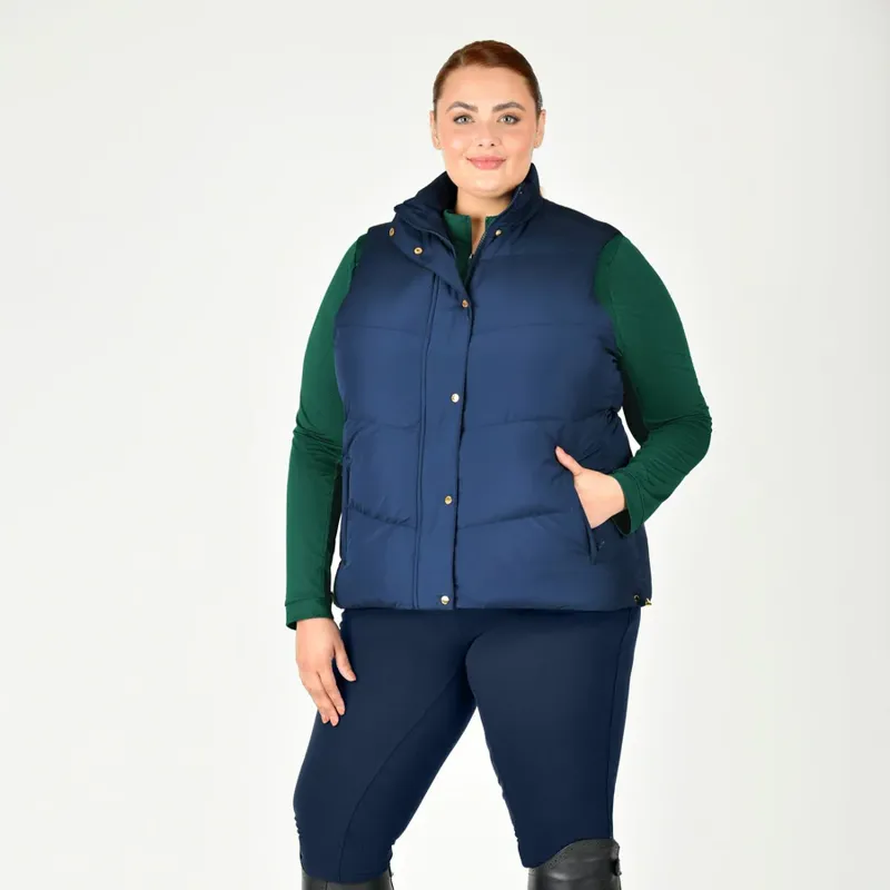 Dublin Curve Patrice Ladies Puffer Vest - Naval Academy