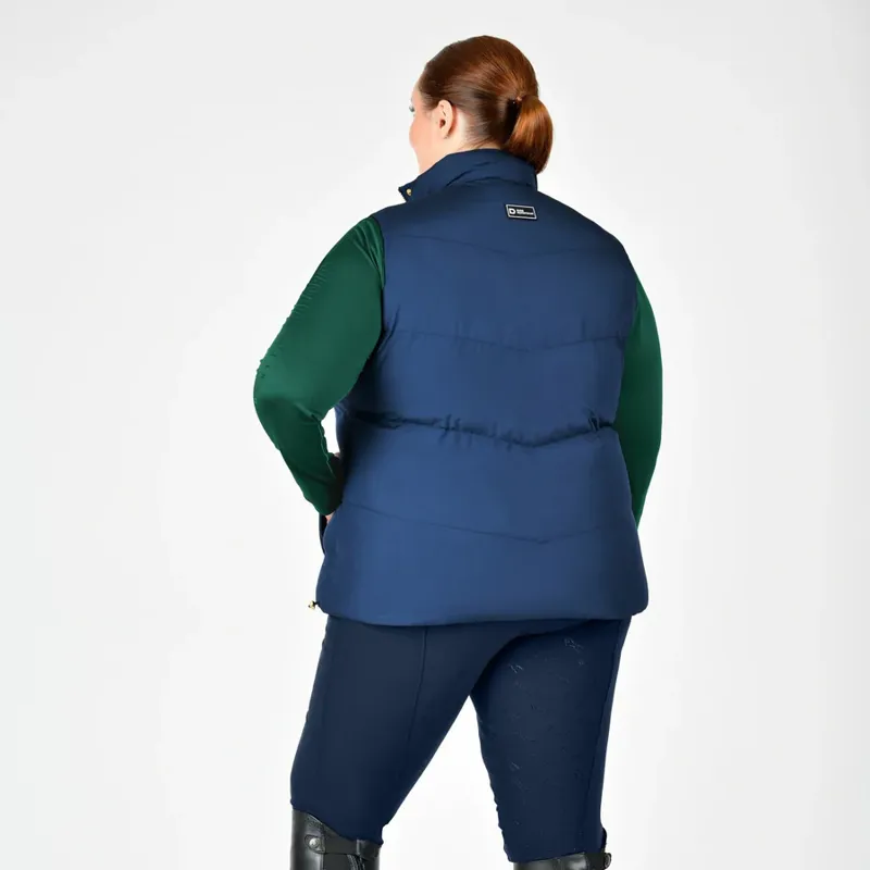 Dublin Curve Patrice Ladies Puffer Vest - Naval Academy-2