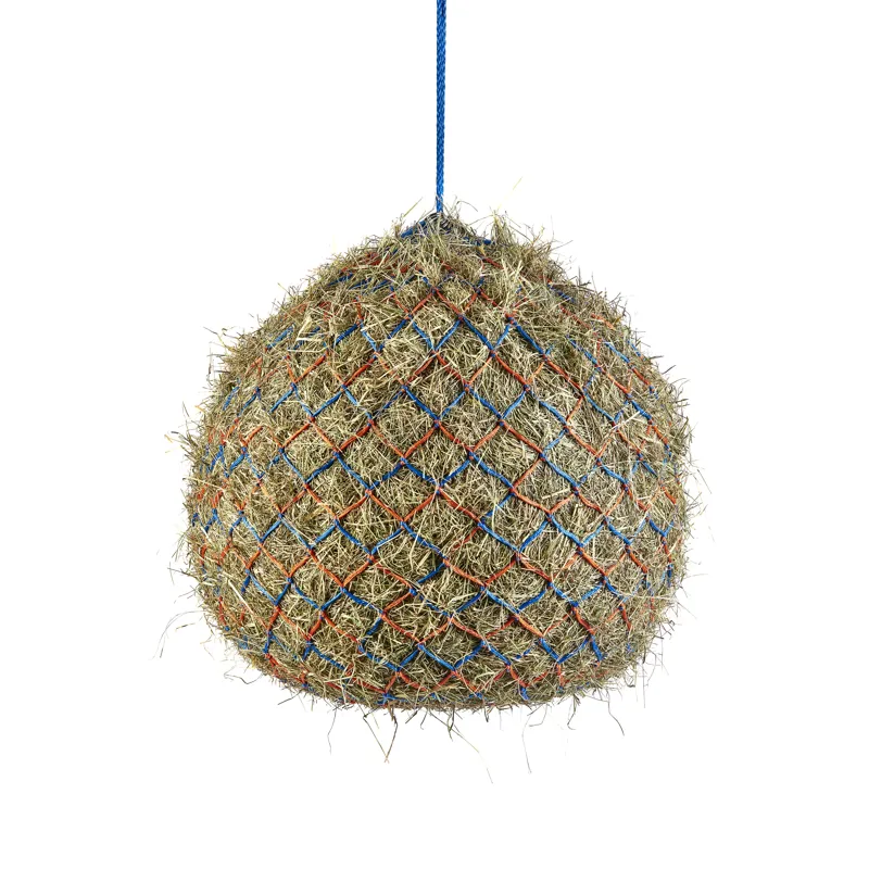 Shires Deluxe Haynet - Blue/Orange - SALE-3
