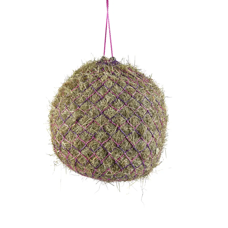 Shires Deluxe Haynet - Purple/Pink - SALE-3