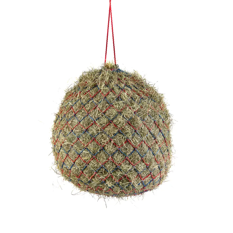 Shires Deluxe Haynet - Navy/Red - SALE-4