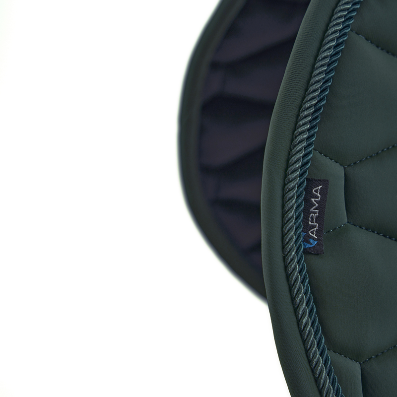 Shires ARMA Eltar Jump Saddlecloth - Green-2