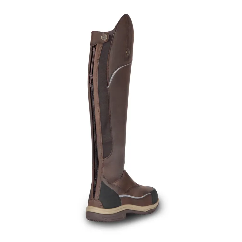 Shires Moretta Childrens Voltana Long XGRIP Boots - Brown-1