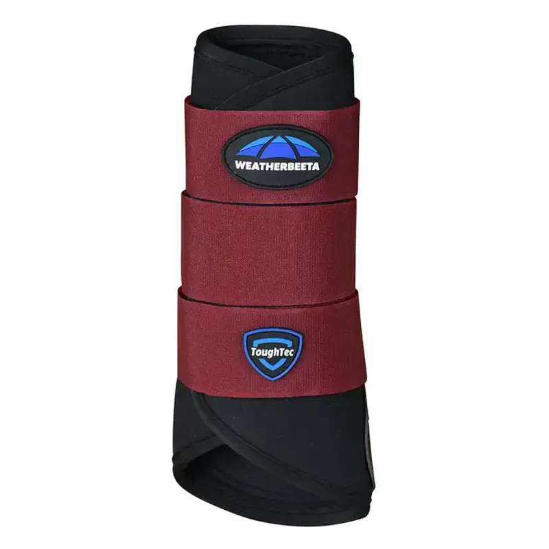WeatherBeeta Tough-Tec Prime Brushing Boots - Black/Burgundy