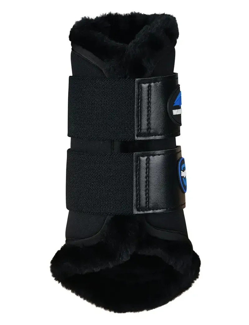 WeatherBeeta Tough-Tec Comfy Fleece Brushing Boots - Black/Black-1