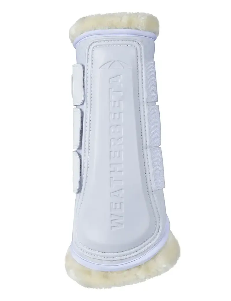WeatherBeeta Tough-Tec Comfy Fleece Brushing Boots - White/White-2