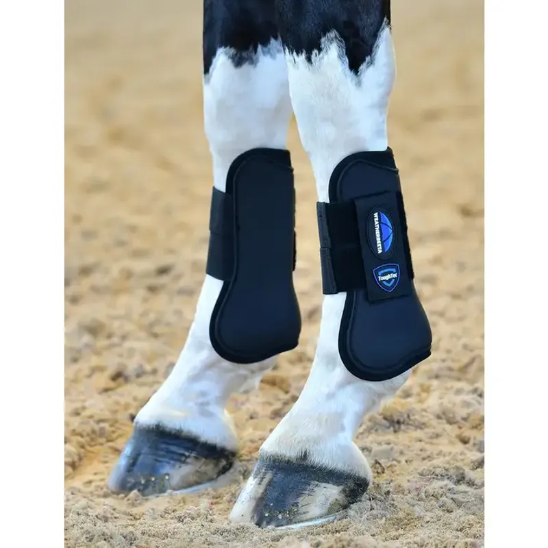 WeatherBeeta Tough-Tec Prime Open Front Boots - Black/Black-4