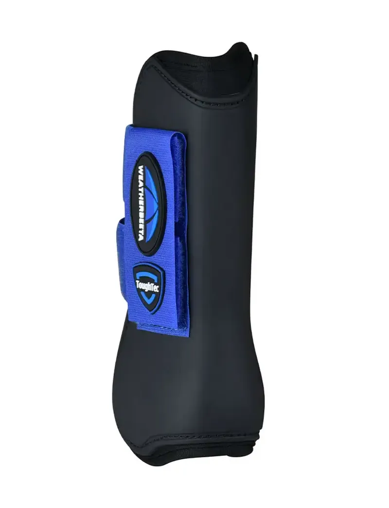 WeatherBeeta Tough-Tec Prime Open Front Boots - Black/Cobalt-1