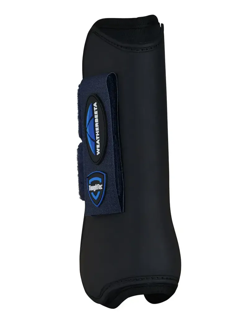 WeatherBeeta Tough-Tec Prime Open Front Boots - Black/Navy-1