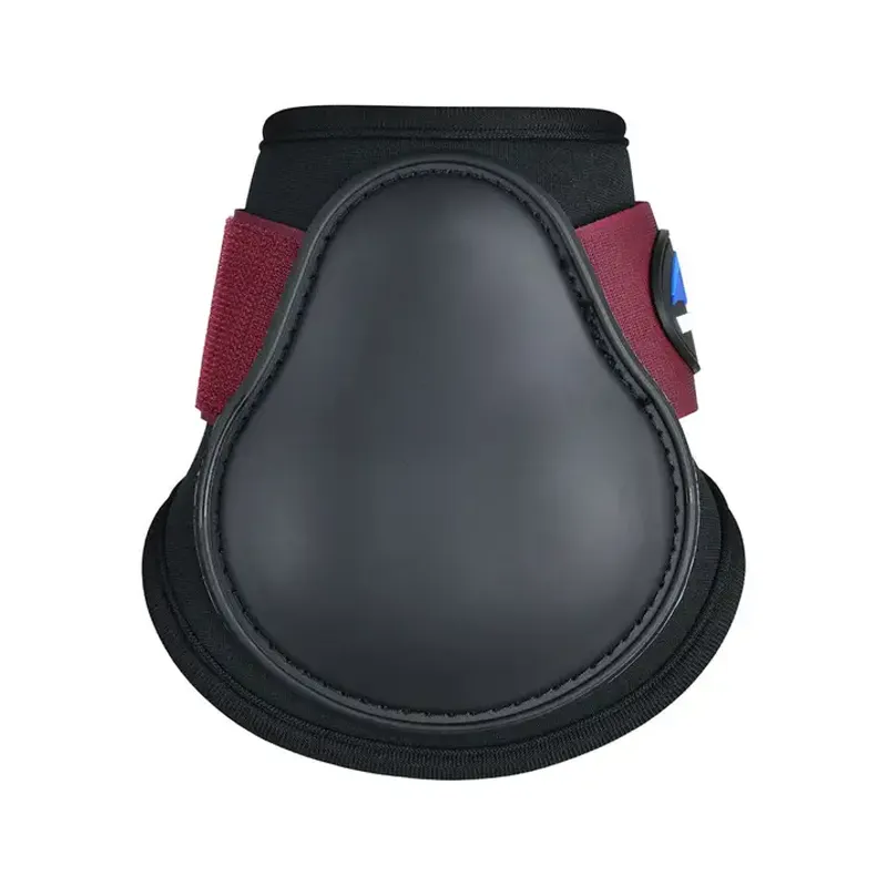 WeatherBeeta Tough-Tec Prime Fetlock Boots - Black/Burgundy-2
