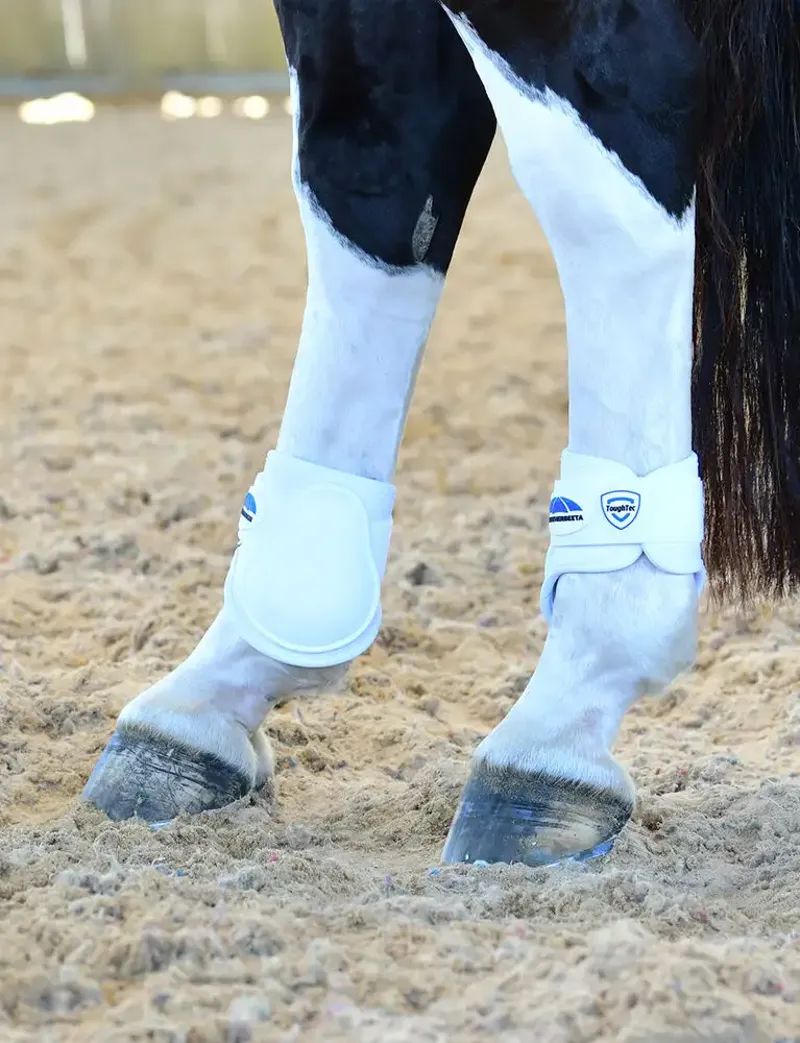WeatherBeeta Tough-Tec Prime Fetlock Boots - White/White-5